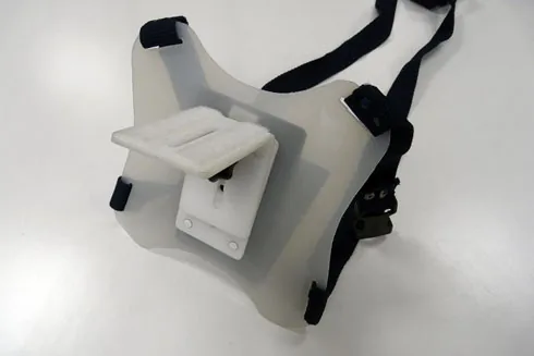 Photo: Bib-style switch mount