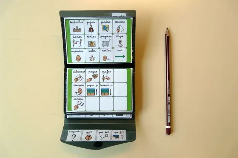 Photo: Pocket communication book
