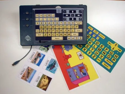 Photo: IntelliKeys touch tablet or concept keyboard